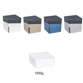 Wenko Nachfüller Raumentfeuchter Cube 1000 g Nachfüllpack, reduziert Schimmel & Gerüche, 1 kg Granulatblock