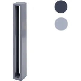 MCW Fahrradbügel MCW-J80, Fahrradständer Anlehnbügel, verzinkter Stahl Outdoor-pulverbeschichtet 87x10x13cm grau