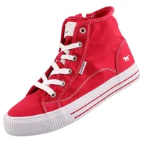 Mustang High-Top Canvas Sneaker Rot, 1420506