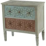 Mendler Kommode Aveiro Sideboard Schrank Shabby-Look, Vintage, 80x79x40cm