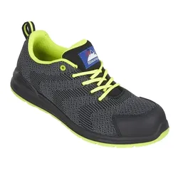Sicherheitshalbschuhe S1P "FLYKNIT BLACK" - 50 - grau