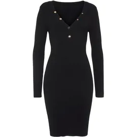 Buffalo Strickkleid Schwarz 36