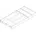 Blum Blum Ambia-line Besteckkasten 624x300x50 Seidenweiß oriongrau matt