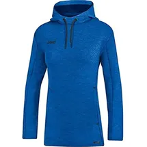 Jako Damen Kapuzensweat Premium Basics, royal meliert, 44