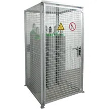 Bauer Südlohn Gasflaschen-Container mit Dach 16 x Ø 230 mm