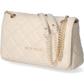 Valentino Ocarina Umhängetasche Kunstleder Beige/Weiß