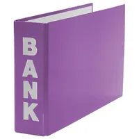 Livepac Office Bankordner für Kontoauszüge, lila, 140 x 250