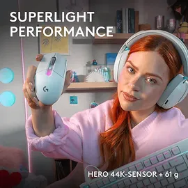 Logitech G305 X Superlight Weiss