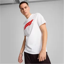 Puma Formel 1 Essentials Logo T-Shirt weiß S