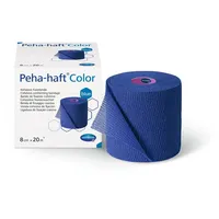 Hartmann Peha-haft Color Fixierbinde, 6cm x 21m blau