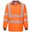 Langarm Warnschutz Polo Shirt Größe M Farbe Orange