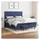 vidaXL Boxspringbett 180 x 200 cm Blau