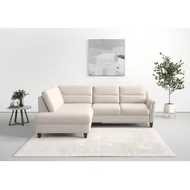 sit&more Ecksofa SIT & MORE "Farö L-Form", grau (elephant), B:251cm H:90cm T:187cm, Sofas, Ecksofa, inklusive Federkern, wahlweise mit Bettfunktion und Bettkasten