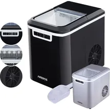 Arebos Eiswürfelmaschine Ice Cube Maker 2 Eiswürfelgrößen, 2,2 Liter