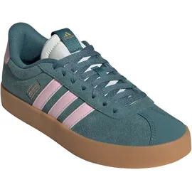 adidas VL Court 3.0 Preloved Teal / Clear Pink / Gold Metallic 39 2/3