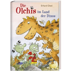 Die Olchis Im Land Der Dinos / Die Olchis Erstleser Bd.1 - Erhard Dietl  Gebunden