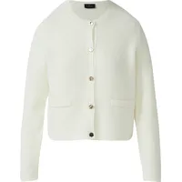 s.Oliver Cardigan aus Baumwollmix mit Ziertaschen Weiß 46