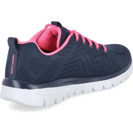 SKECHERS Graceful - Get Connected Navy / Pink 40
