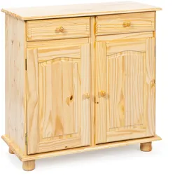 Pamer Sideboard 2 Schubladen, 2 Türen, natur.