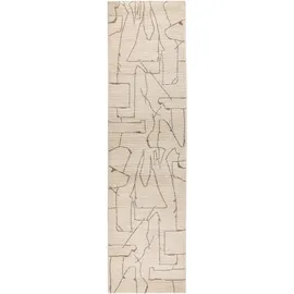 OBSESSION Teppich OBSESSION "My Parma 511", beige (cream), B:80cm H:18mm L:300cm, Polypropylen, Teppiche, Teppich