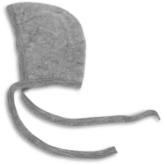 Engel - Baby-Häubchen - Mütze Gr 62/68 grau