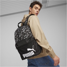 Puma Phase AOP Backpack schwarz
