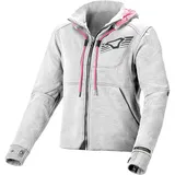 Macna District Damen Motorrad Textiljacke grau, Größe S