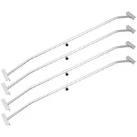 BITUXX Anhängerplane 4er Set Planenbügel Alu Verstellbar 140-210 cm