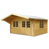 Wolff Finnhaus Gartenhaus Nordkap 44-D/F/M isolierverglast XL - 450 x 360 cm (Größe D)