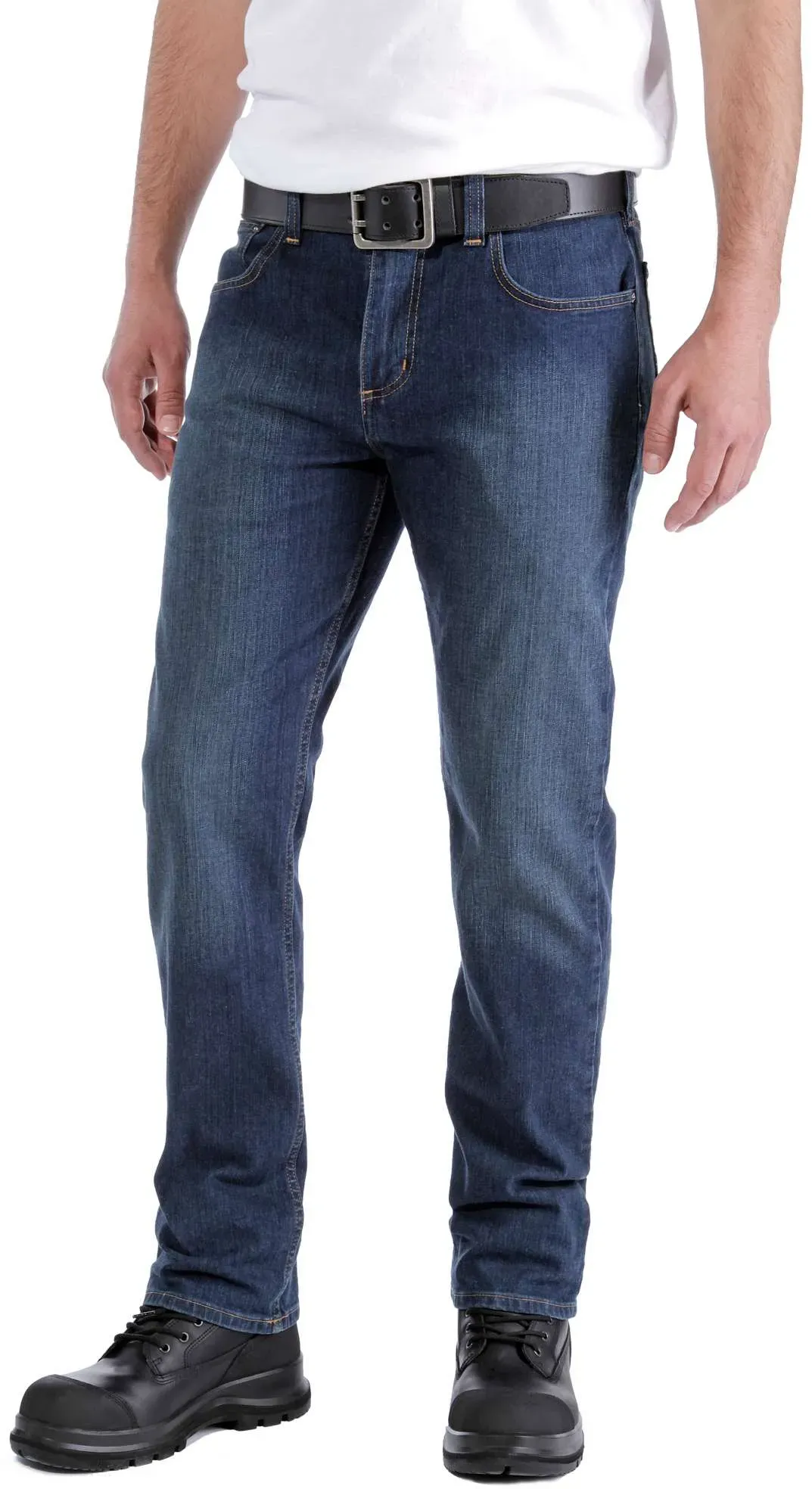 Carhartt® 2-Wege-Stretch-Jeanshose Für Herren Mit Geradem Schnitt 102804 - light blue chambray - W32/L30