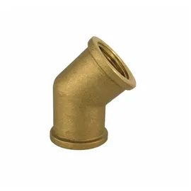 KLASEBO® Messing Winkel 45 Grad, Gewindefitting 3/4 Zoll IG, Winkel Fitting