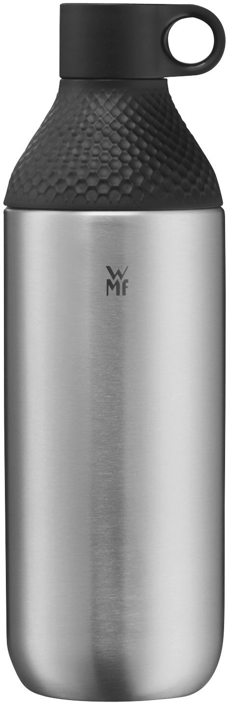 WMF Thermotrinkflasche WATERKANT, Cromargan Edelstahl 18/10 - Silikon - 500 ml - doppelwandig