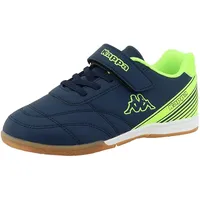 Kappa Indoor Kinder Hallenschuhe Navy-Lime 95K0783001, Schuhgröße:27 EU