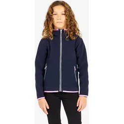 Fleecejacke Segeln Kinder warm wendbar 500 marineblau/rosa asphaltblau|magnolienpink 164 cm 14J