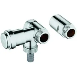 Grohe WAS-Ventil Batterie 3/4", chrom, Anschluss links