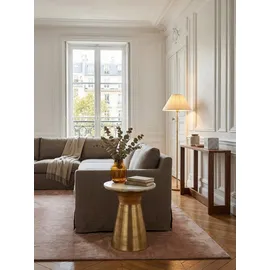 KADIMA DESIGN Beistelltisch Weiß Marmor 35 x 35 x 45 cm