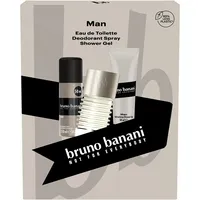 bruno banani Man Geschenkset Eau de Toilette + Duschgel + Deo, 50 ml