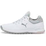 Puma Proadapt Alphacat WMNS Golfschuh, White Silver-Pink Lady, 42.5 EU