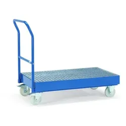 Fass-Transportwagen 2702, 1 Ebene, Tragkraft 400kg - blau