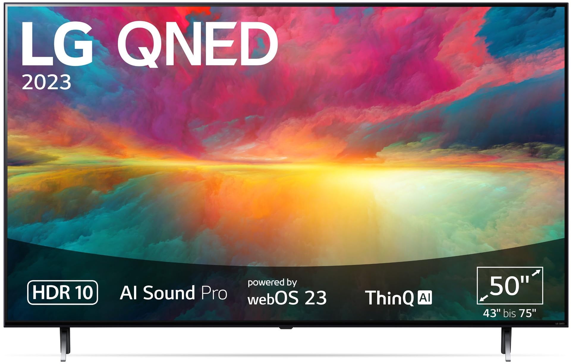 LG 50QNED756RA 127 cm (50 Zoll) 4K QNED MiniLED TV (Active HDR, 60 Hz, Smart TV) [Modelljahr 2023]