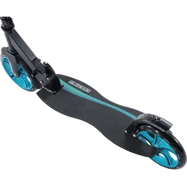 Star Scooter Alu City Tretroller klappbar ab 6 -7 Jahre | 205mm Wave Schwarz Schwarz