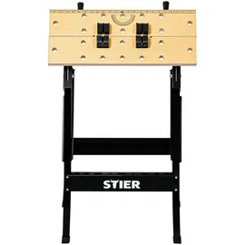 Stier Spanntisch Holz/Kunststoff/Stahl 150 kg mehrfarbig klappbar