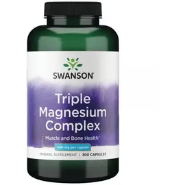 Swanson Triple Magnesium Complex 400 mg Kapseln 3 x 300 St.