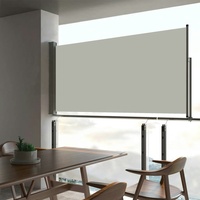 vidaXL Ausziehbare Seitenmarkise 80 x 300 cm creme