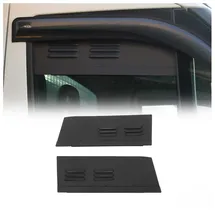 Omac Lüftungsgitter Be & Entlüftung kompatibel mit Iveco Daily 2014-2025 Aluminium Schwarz 2tlg