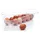 KitchenCraft Eierkorb 32,5 cm x 11,5 cm x 7,5 cm Transparent/Weiß