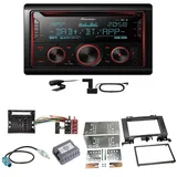 Pioneer FH-S820DAB DAB+ Bluetooth Einbauset für Mercedes Sprinter W906 Crafter