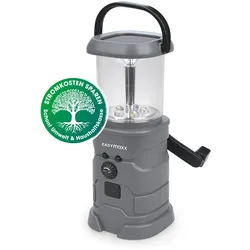 EASYmaxx Solar-Leuchte mit Radio & Dynamo Kurbel 5V
