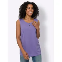 Sieh an! Longtop in lavendel-meliert | Gr.: 52