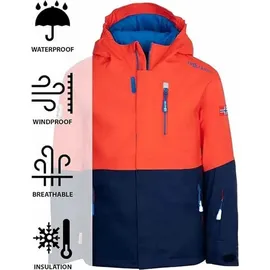 TROLLKIDS Kinder Hallingdal Jacke (Größe 104, orange)